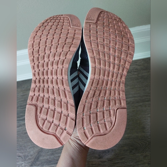 Adidas durama cloudfoam ortholite. Size 7 Gray + pastel pink - Picture 9 of 10